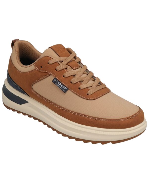 ドッカーズ メンズ シューズ スニーカー レース Dockers Men's Revved Casualace-Up Sneakers British Tan タン|ReVida 店