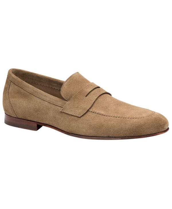 ジョンストンアンドマーフィー メンズ シューズ スリッポン・ローファー Johnston \u0026 Murphy Men\u0027s Higgins Round Toe Penny Loafer Taupe Sued トープ