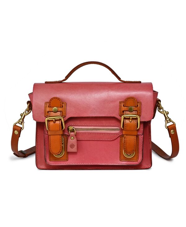 オールドトレンド レディース バッグ ミニ レザー OLD TREND Women's Genuine Leather Aster Mini Satchel Pink ピンク|ReVida 店