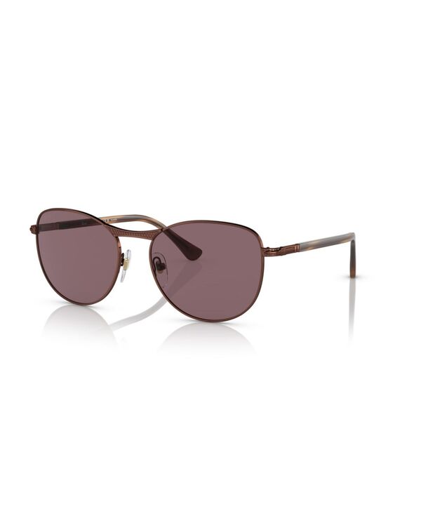 ペルソル レディース 佩び物 サングラス・アイウェア Persol Unisex Polarized Sunglasses PO1002Shiny Brown 赤銅色