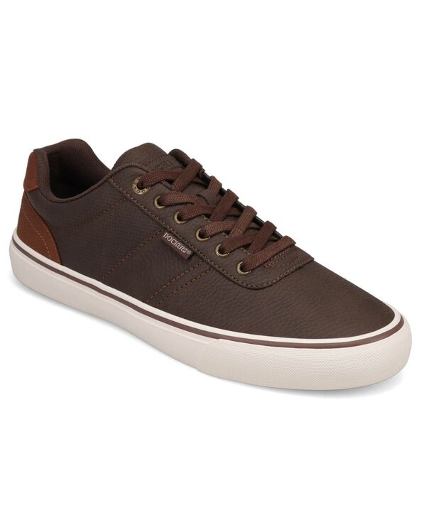 ドッカーズ メンズ シューズ スニーカー スピード競技 Dockers Men\u0027s Hobbs Wax Lace-Up Sneakers Brown/Tan 赤銅色