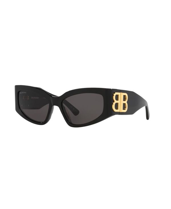 バレンシアガ レディース 付属物 サングラス・アイウェア Balenciaga Women\u0027s Cat Eye Sunglasses BB0321S 6E000334 Black 黒いこと