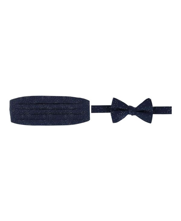 トラファルガー メンズ 佩び物 タイ トール Trafalgar Men\u0027s Mystere Metallic Star Light Cummerbund and Bow Tie Bundle Navy 米国海軍
