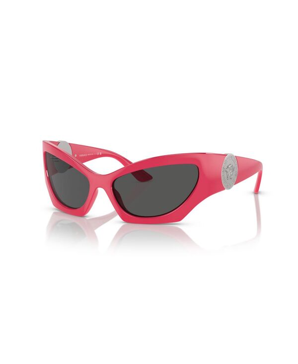 ヴェルサーチ レディース 佩び物 サングラス・アイウェア Versace Women\u0027s Cat Eye Sunglasses VE4450 Pink サクラ色