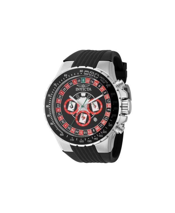 インビクタ メンズ アクセサリー 腕時計 Invicta Men's 49850 Aviator Quartz VD53 Dial Watch Black ブラック｜ReVida 店