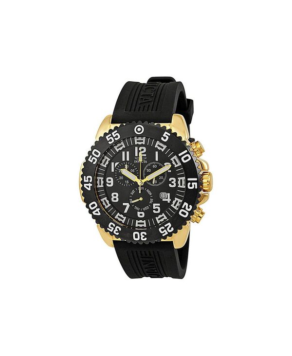 インビクタ メンズ 佩び物 ウォッチ Invicta Men\u0027s 12531 Pro Diver Quartz Chronograph Dial Watch Black 黒いこと