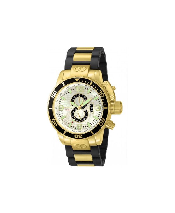 インビクタ メンズ アクセサリー 腕時計 Invicta Men's 4899 Corduba Quartz Chronograph Dial Watch Black gold ブラック｜ReVida 店 34,320円