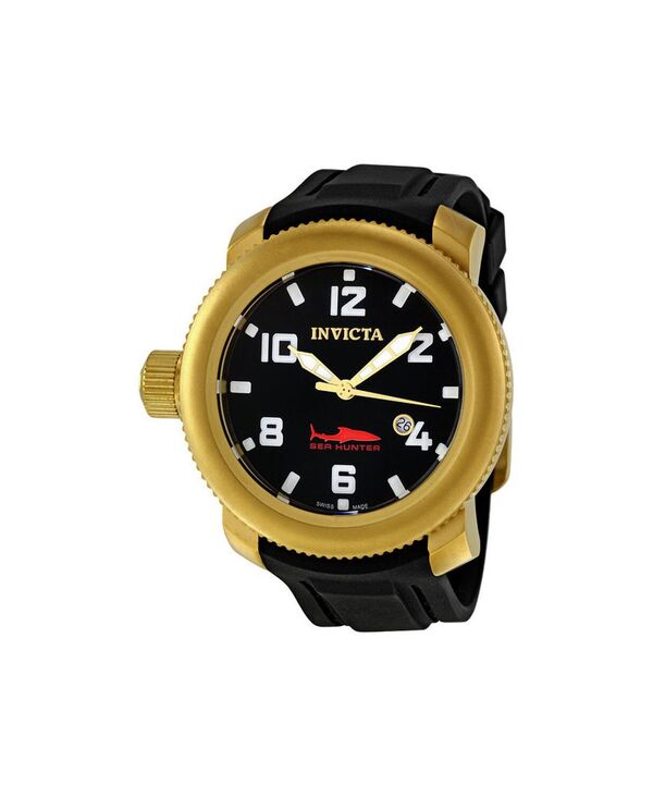 インビクタ メンズ 付属物 ウオッチ Invicta Men\u0027s 1545 Pro Diver Sea Hunter Quartz Black Dial Watch Black 黒いこと