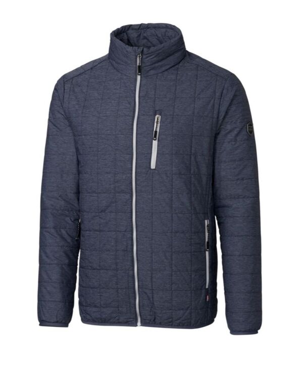 裁断師アンドうしろ側 メンズ アウター 上衣・上衣 トール Cutter \u0026 Buck Big \u0026 Tall Rainier PrimaLoft Eco Insulated Puffer Jacket Anthracite melange