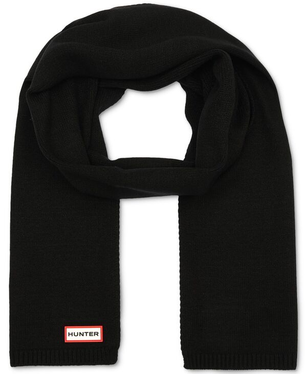 狩り人 レディース 付属物 えり巻き・袈裟・えり巻き Hunter Play Essential Scarf Black 黒いこと