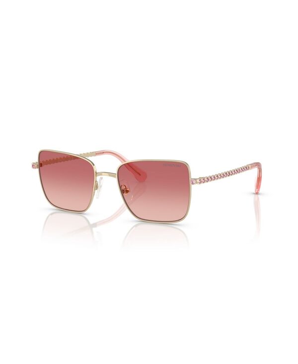 スワロフスキー レディース 付属物 サングラス・アイウェア Swarovski Women\u0027s Round SunglassesK7015 Pale Gold ゴールド