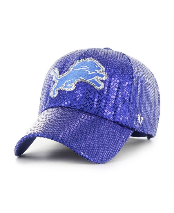 47 ブランド レディース アクセサリー 帽子 '47 Brand Women's Blue Detroit Lions Dazzle Clean Up Adjustable Hat Blue ブルー｜ReVida 店 10,124円