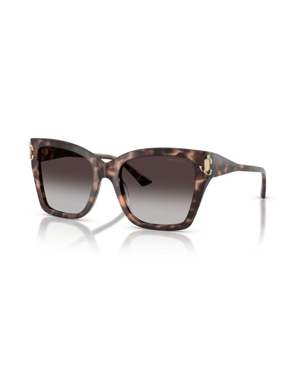 ジミーチュー レディース 付属物 サングラス・アイウェア Jimmy Choo Women\u0027square Sunglasses JC5012 Pink Havana さくら色