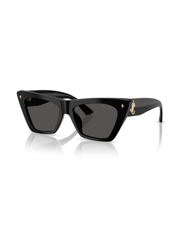 ジミーチュー レディース 付属物 サングラス・アイウェア Jimmy Choo Women\u0027s Cat Eye Sunglasses JC5062U Black 黒いこと