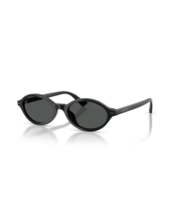 ジミーチュー レディース 付属物 サングラス・アイウェア Jimmy Choo Women\u0027s Oval Sunglasses JC5068U Black 黒いこと