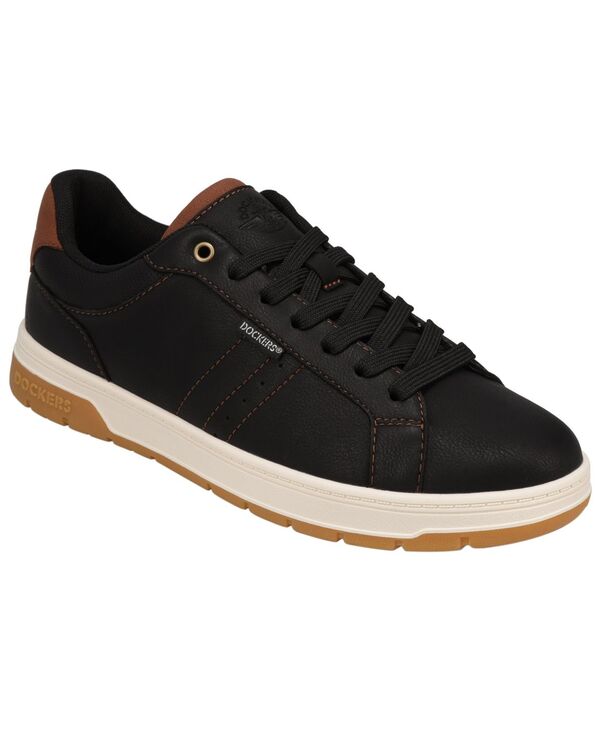ドッカーズ メンズ シューズ スニーカー スピード競技 Dockers Men\u0027s Casen Casualace-Up Sneakers Black/British Tan 黒いこと
