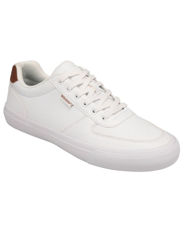 ドッカーズ メンズ シューズ スニーカー Dockers Men\u0027s McCoy Casual Round-Toe Sneakers White/Tan 白いこと