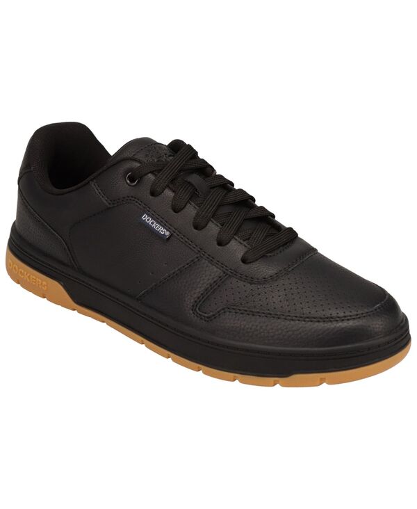 ドッカーズ メンズ シューズ スニーカー スピード競技 Dockers Men\u0027s Energy Lo Synthetic Lace-Up Sneakers Black/Gum 黒いこと