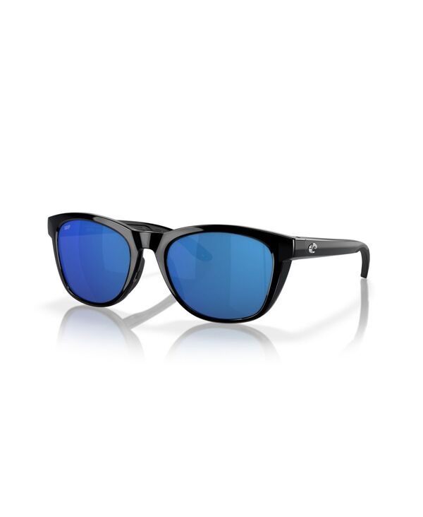コスタデルマール レディース 佩び物 サングラス・アイウェア Costa Del Mar Women\u0027s Round Aleta Polarized Sunglasses 6S9108 Black 黒いこと