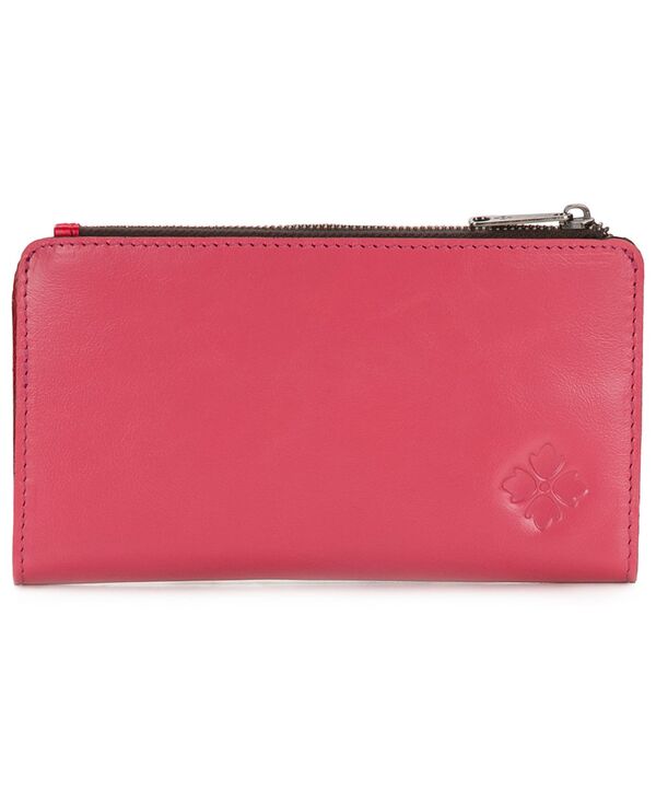 パトリシアナシュ レディース 佩び物 札入れ なめし革 Patricia Nash Paladina Leather Zip Wallet Petal Pink/Strawberry サクラ色
