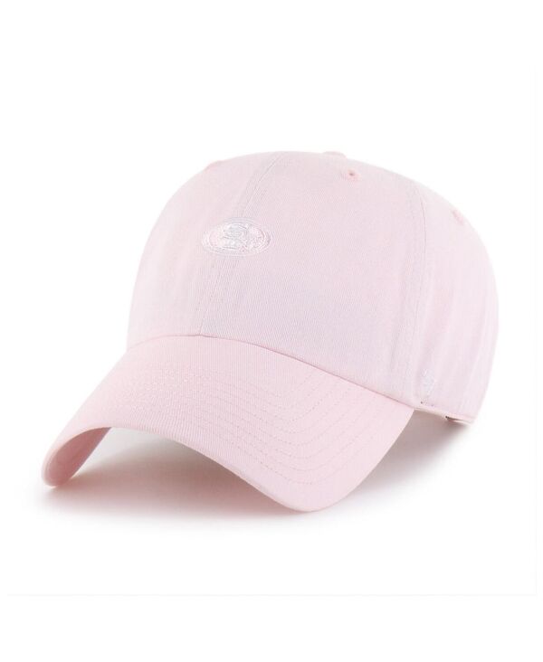 47 ブランド レディース アクセサリー 帽子 '47 Brand Women's Light Pink San Francisco 49ers Base Runner Ballpark Clean Up Adjustable Hat Light Pink ピンク｜ReVida 店