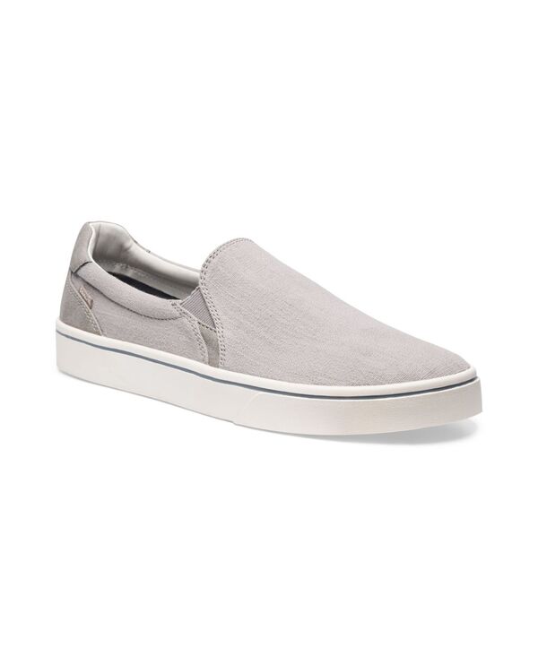 サヌーク メンズ シューズ スリッポン・ローファー Sanuk Men'slip On Shoe Charcoal grey チャコール｜ReVida 店