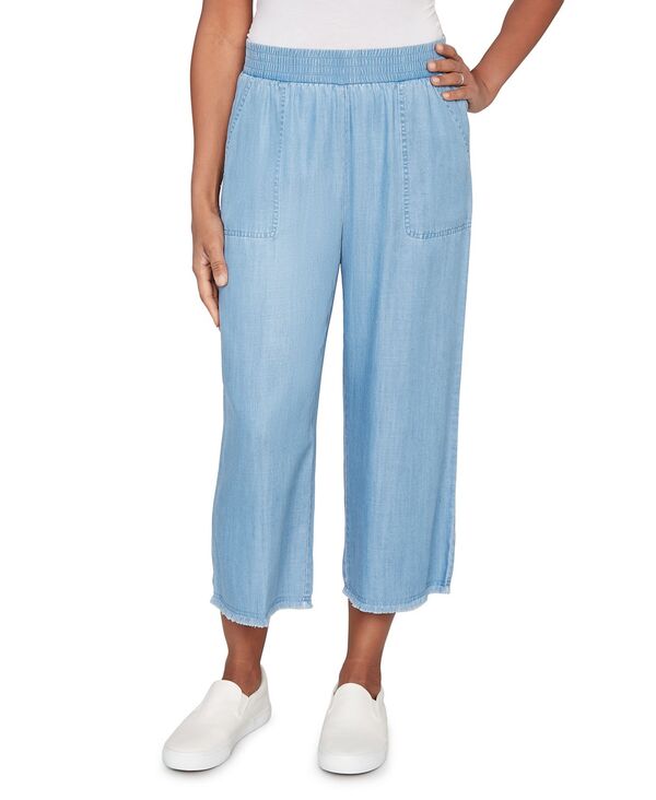 アルフレッド ダナー レディース ボトムス カジュアルパンツ プチ アンクル Alfredunner Petite Wide-Leg Ankle Pants Blue ブルー|ReVida 店