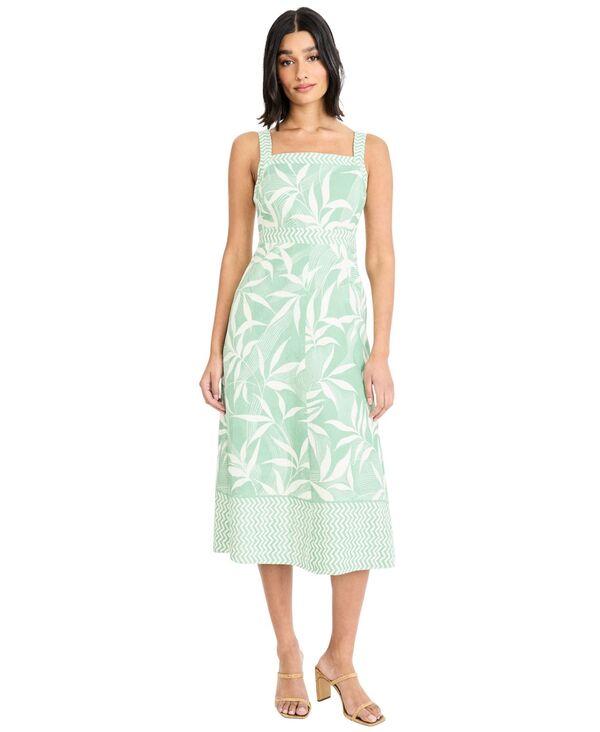 マギー英国の首都 レディース トップス 衣裳 MIDI ノースリーブ Maggy London Women\u0027sleeveless Midi Dress Ivory/Mint 象牙色 ワンピース-レディースファッション