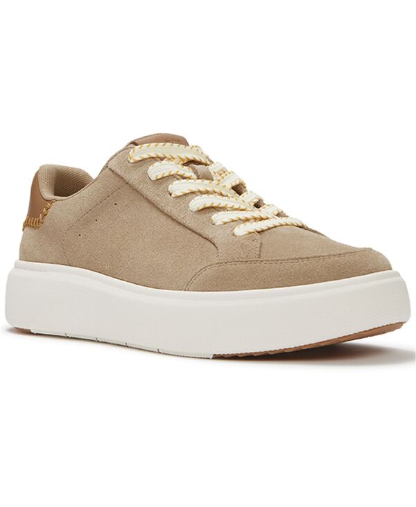 相応うフロップ レディース シューズ スニーカー スピード競技 FitFlop Women\u0027s RTG Blanket Stitch Lace-Up Trainersneakers Cappuccino