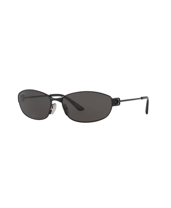 バレンシアガ レディース 付属物 サングラス・アイウェア Balenciaga Unisex Rectangle Sunglasses BB0336S 6E000342 Black 黒いこと