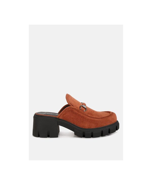 ロンドンラグ レディース シューズ サンダル ベルベット London Rag Women prosper velvet slip on mules Tan microfiber タン｜ReVida 店 13,675円