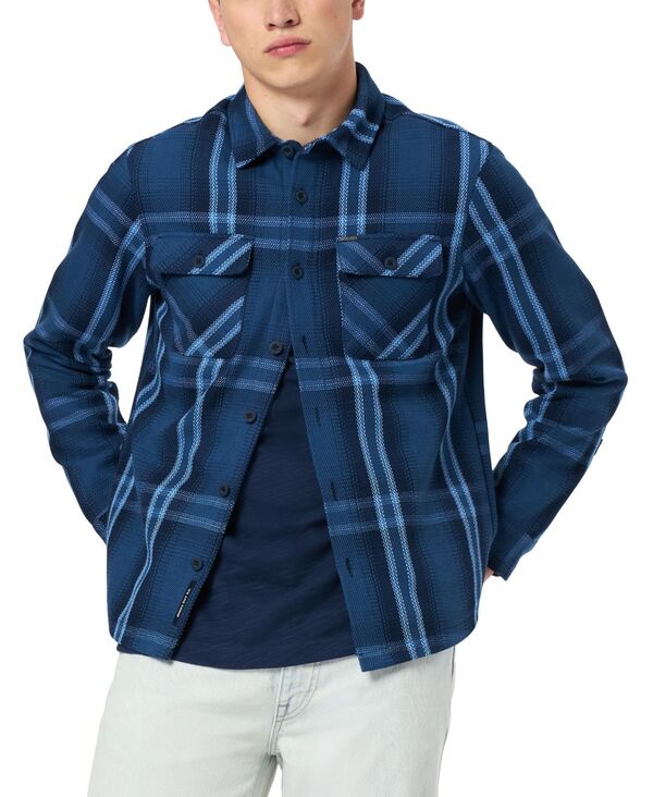 バッファロー・デイビッド・ビトン メンズ トップス シャツ レギュラーフィット Buffalo David Bitton Men'samme Regular Fit Plaid Pattern Shirt Whale チェック｜ReVida 店