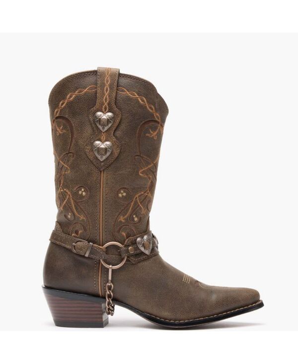 ドゥランゴ レディース シューズ ブーツ・レインブーツ Durango Crush by Women's Brown Heartbreaker Boot Dusk to dawn ブラウン｜ReVida 店