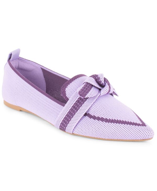 タハリ レディース シューズ スリッポン・ローファー 編み物 Tahari Women\u0027s Florentia Pointed Toe Knit Loafer Lavender/Purple パープル