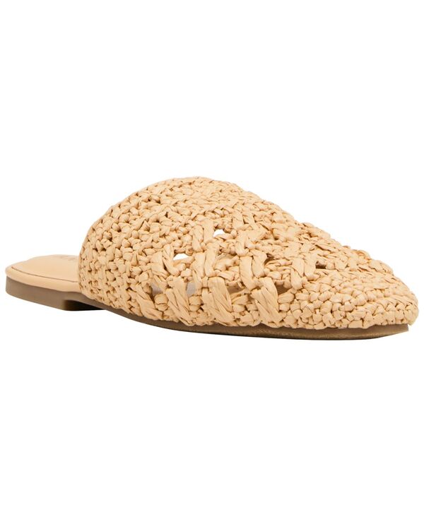 アンクライン レディース シューズ スリッポン・ローファー Anne Klein Women\u0027sam Woven Crafted Slip On Mules Nude