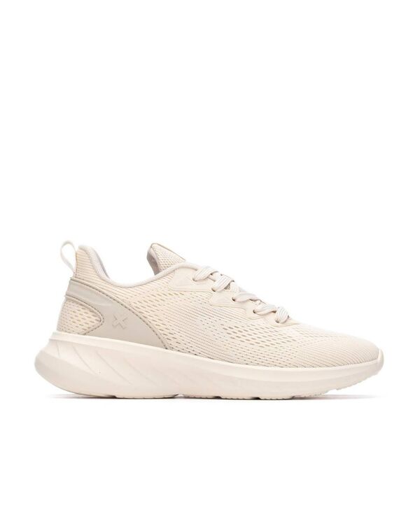キシタイ レディース シューズ スニーカー レース XTI Women's Comfort Lace-Up Sneakers Beige ベージュ｜ReVida 店