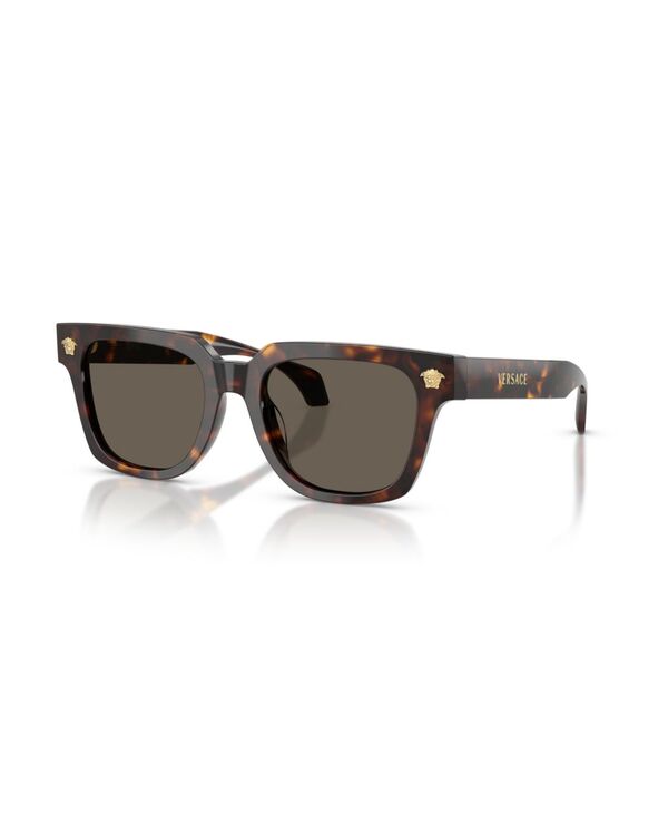 ヴェルサーチ メンズ 付属物 サングラス・アイウェア Versace Men\u0027square Sunglasses VE4510U Havana