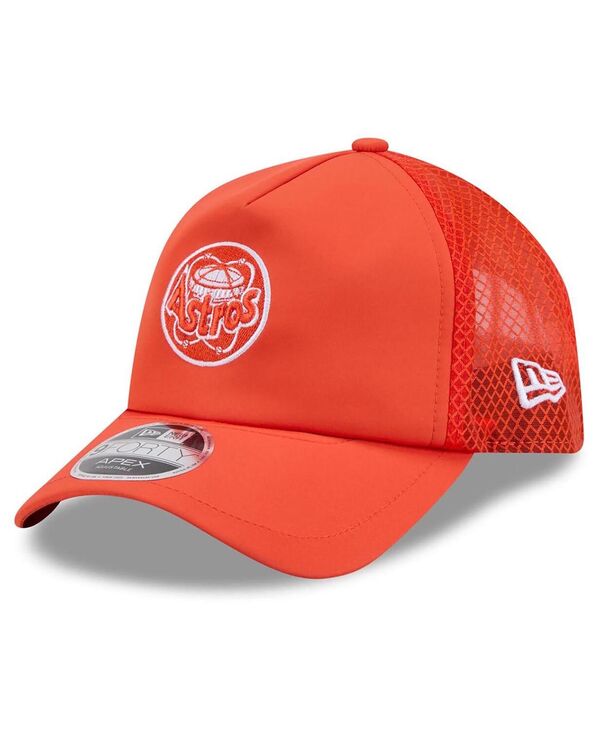ニューエラ メンズ アクセサリー 帽子 New Era Men's Orange Houston Astros 2026 Batting Practice Alternate Apex 9FORTY Adjustable Hat Orange オレンジ｜ReVida 店