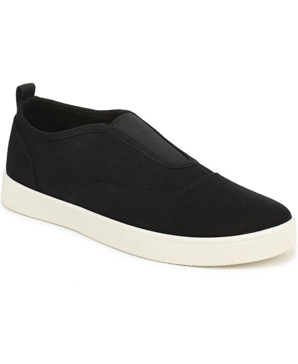 バイオニック レディース シューズ スリッポン・ローファー Vionic Women\u0027s Cobalt Slip On Shoes Black/gum canvas 黒いこと