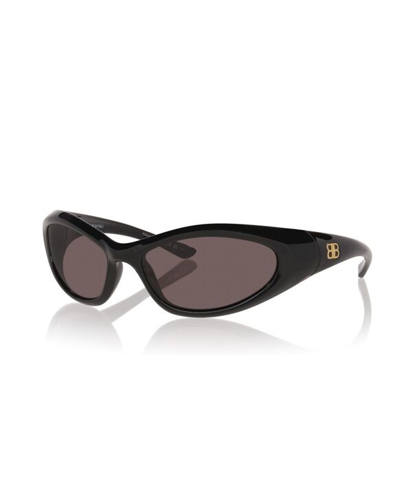 バレンシアガ レディース 付属物 サングラス・アイウェア Balenciaga Unisex Cat Eye Sunglasses BB0384S 6E000370 Black 黒いこと