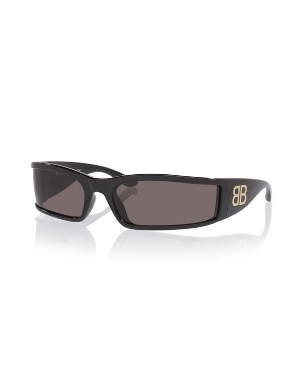 バレンシアガ レディース 付属物 サングラス・アイウェア Balenciaga Unisex Geometric Sunglasses BB0458S 6E000479 Black 黒いこと