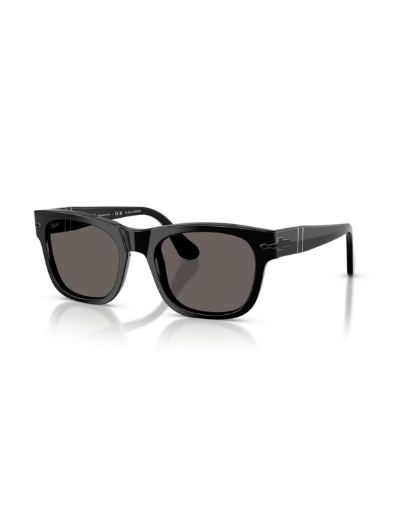 ペルソル レディース 付属物 サングラス・アイウェア Persol Unisex Rectangle Sunglasses PO3269S Black 黒いこと