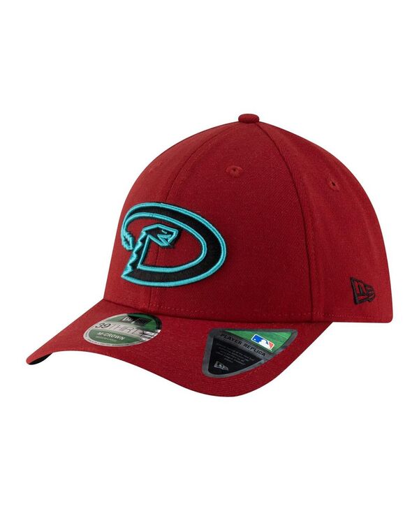 ニューエラ メンズ アクセサリー 帽子 New Era Men's Red Arizona Diamondbacks Playereplica 39THIRTY M-Crown Flex Hat Red レッド|ReVida 店