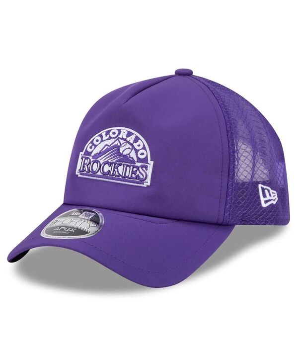 ニューエラ メンズ アクセサリー 帽子 New Era Men's Purple Colorado Rockies 2026 Batting Practice Alternate Apex 9FORTY Adjustable Hat Purple パープル|ReVida 店
