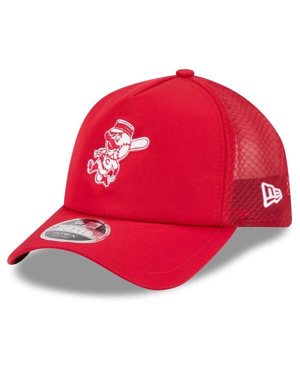 ニューエラ メンズ アクセサリー 帽子 New Era Men's Red Cincinnati Reds 2026 Batting Practice Alternate Apex 9FORTY Adjustable Hat Red レッド|ReVida 店