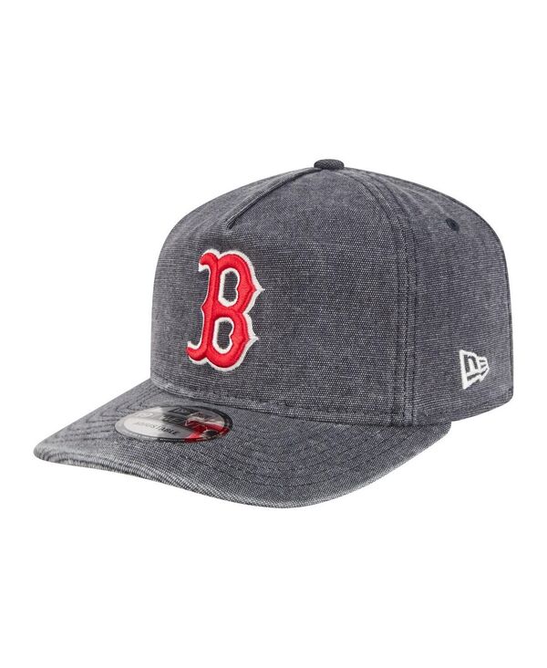 ニューエラ メンズ アクセサリー 帽子 デニム New Era Men's Navy Heather Boston Red Sox Denim Classic 19TWENTY Adjustable Hat Heather Navy ヘザー｜ReVida 店