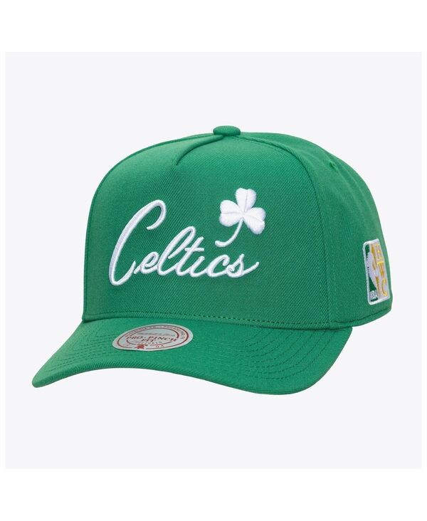 ミッチェル&ネス メンズ アクセサリー 帽子 Mitchell & Ness Men's Kelly Green Boston Celtics Legendary Home Pro Pinch Snapback Hat Kelly Green グリーン|ReVida 店