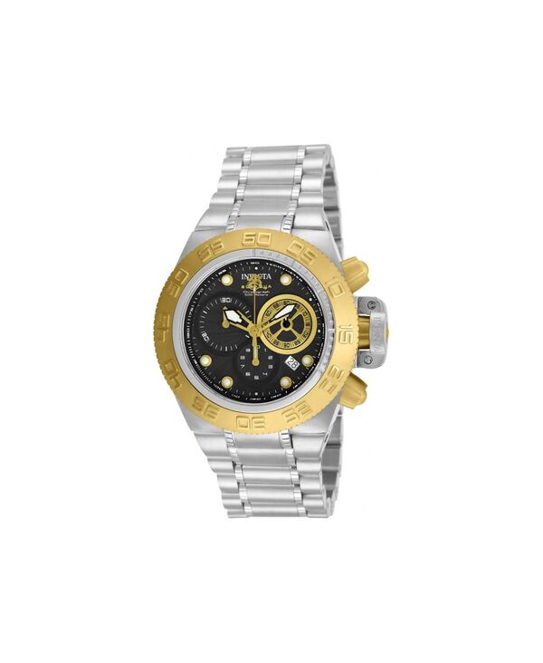 インビクタ メンズ アクセサリー 腕時計 Invicta Men's 10144 Subaquartz Chronograph Dial Watch Silver シルバー｜ReVida 店