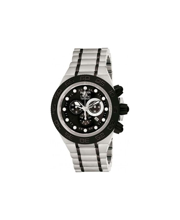 インビクタ メンズ 付属品 ウオッチ Invicta Men\u0027s 1940 Subaqua Norma IV Quartz Chronograph Dial Watch Silver black 黒いこと