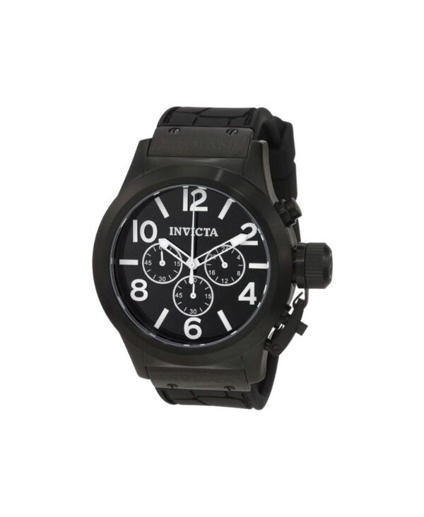 インビクタ メンズ 付属物 ウオッチ Invicta Men\u0027s 1147 Corduba Quartz Chronograph Dial Watch Black 黒いこと
